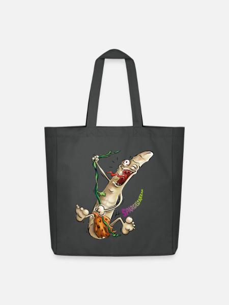 Spargeltarzan - Midweight recycelter Stoffbeutel von Stanley/Stella - Anthrazit