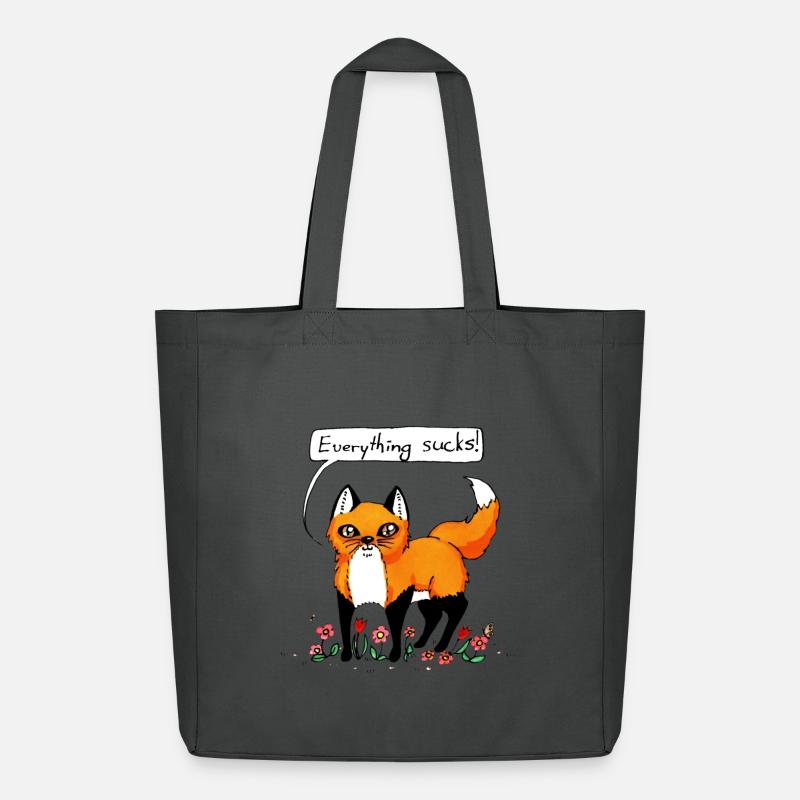Everything sucks - Midweight recycelter Stoffbeutel von Stanley/Stella - Anthrazit