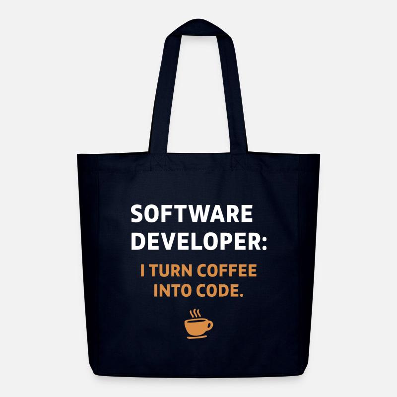 Software Developer - Coffee Edition - Midweight recycelter Stoffbeutel von Stanley/Stella - Navy