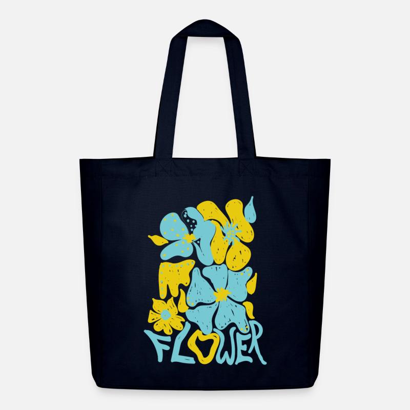 Flower - Midweight recycelter Stoffbeutel von Stanley/Stella - Navy