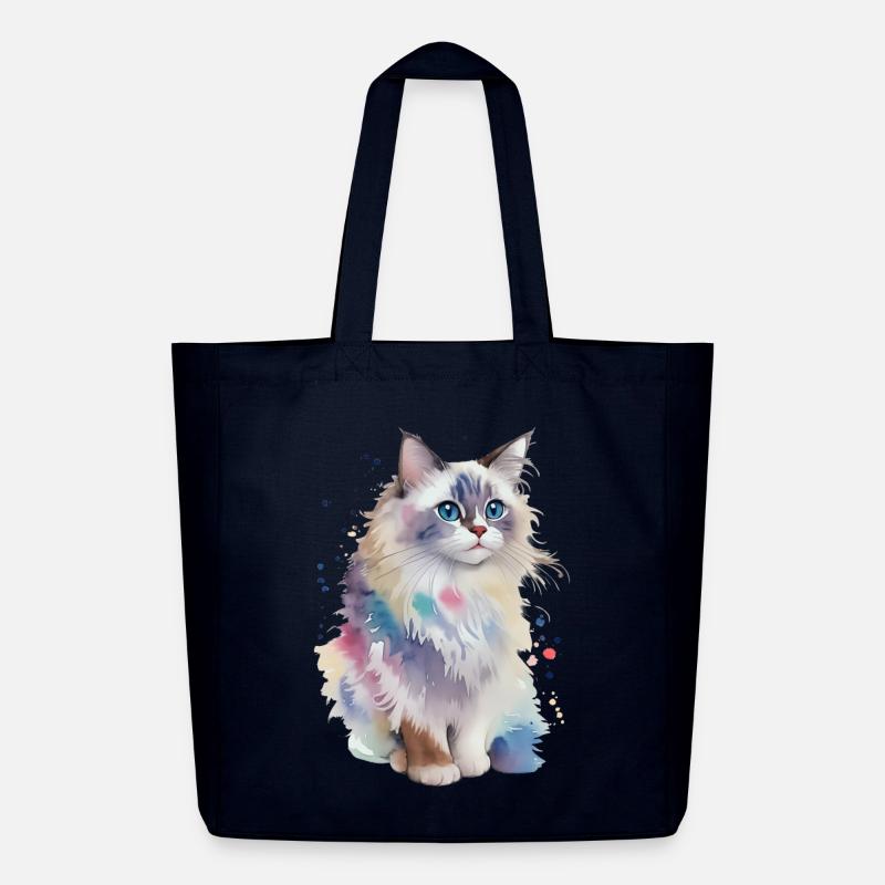 Ragdoll - Midweight recycelter Stoffbeutel von Stanley/Stella - Navy