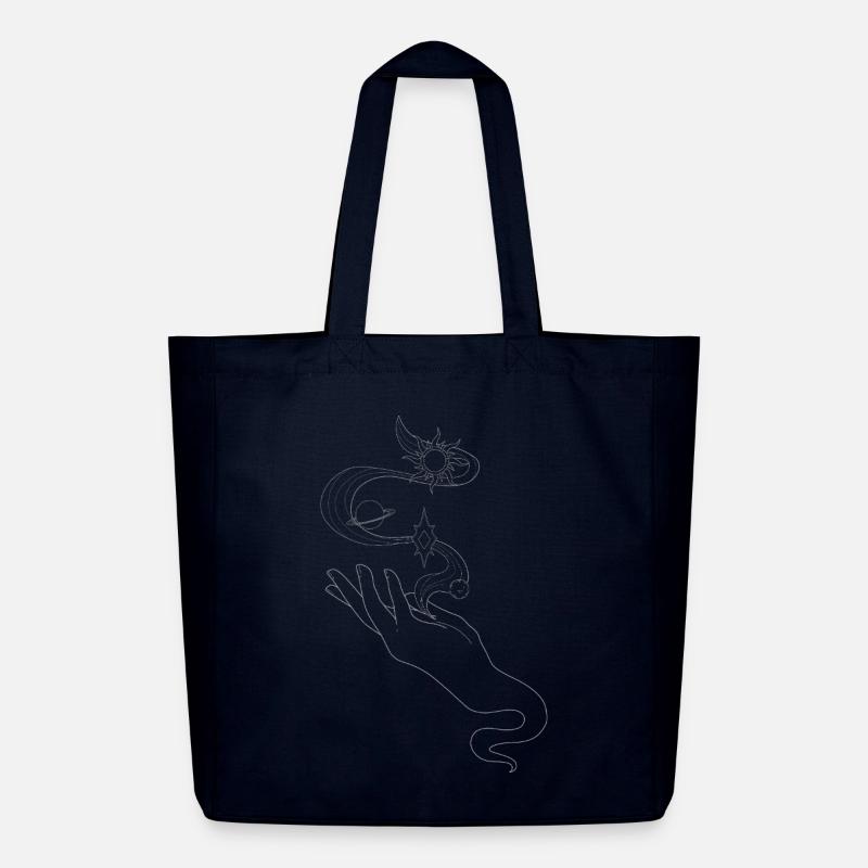 Universe in hand - Midweight recycelter Stoffbeutel von Stanley/Stella - Navy