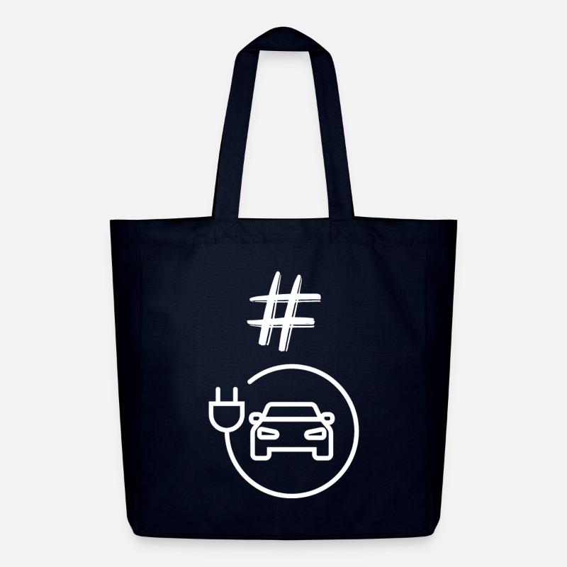 Ladekreis Elektroauto Icon - Midweight recycelter Stoffbeutel von Stanley/Stella - Navy