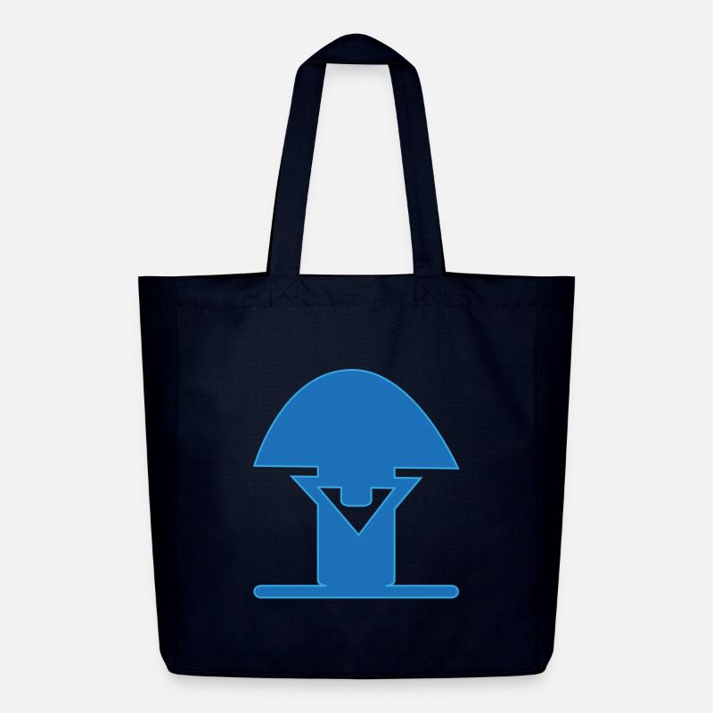 Blauer Pilz Icon - Midweight recycelter Stoffbeutel von Stanley/Stella - Navy