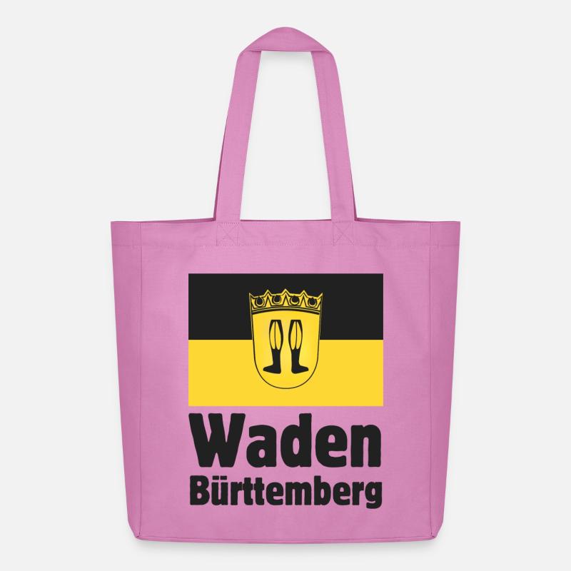 Waden Bürttemberg - Midweight recycelter Stoffbeutel von Stanley/Stella - Pink