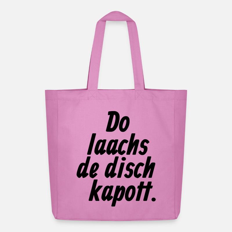 Do laachs de disch kapott - Kölsche §11 - Midweight recycelter Stoffbeutel von Stanley/Stella - Pink
