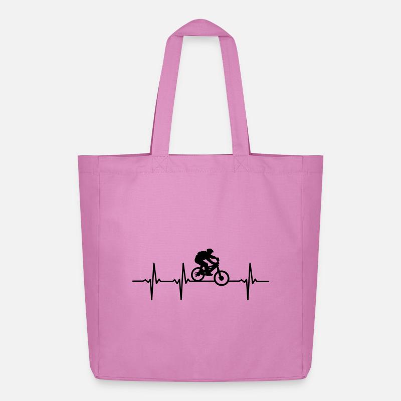 Biker Puls - Midweight recycelter Stoffbeutel von Stanley/Stella - Pink