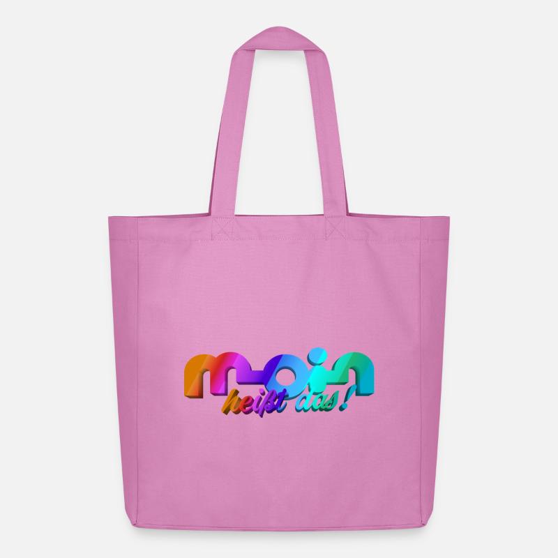 Moin heisst das! - Midweight recycelter Stoffbeutel von Stanley/Stella - Pink