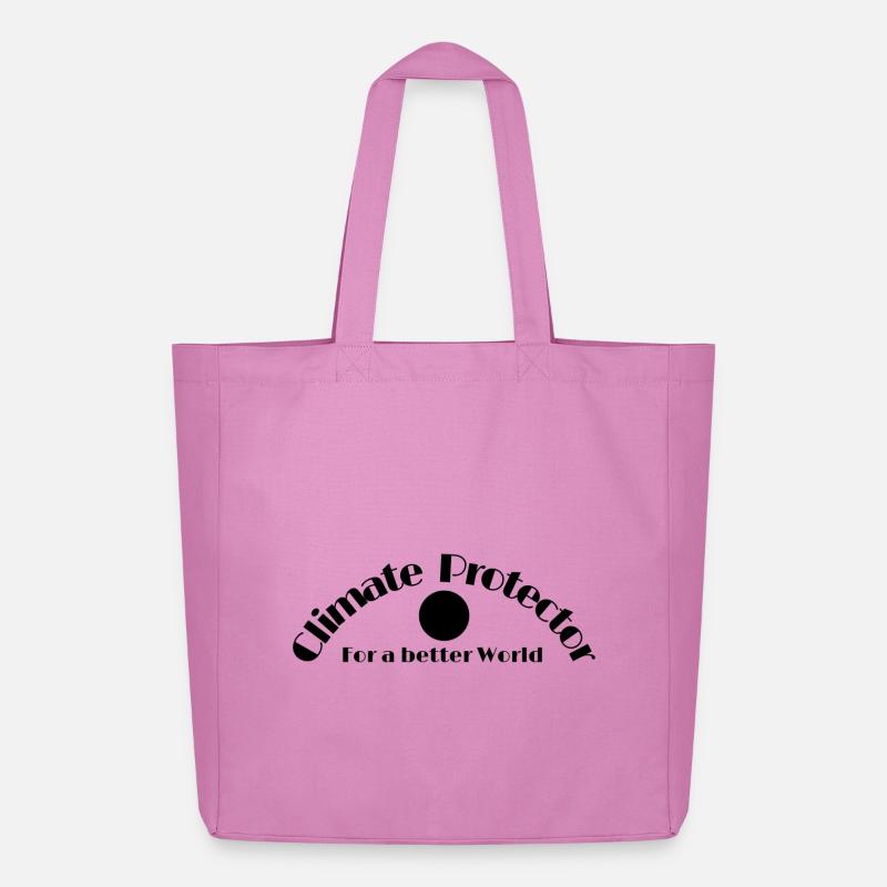 Klimaschutz Statement Climate Protector - Midweight recycelter Stoffbeutel von Stanley/Stella - Pink