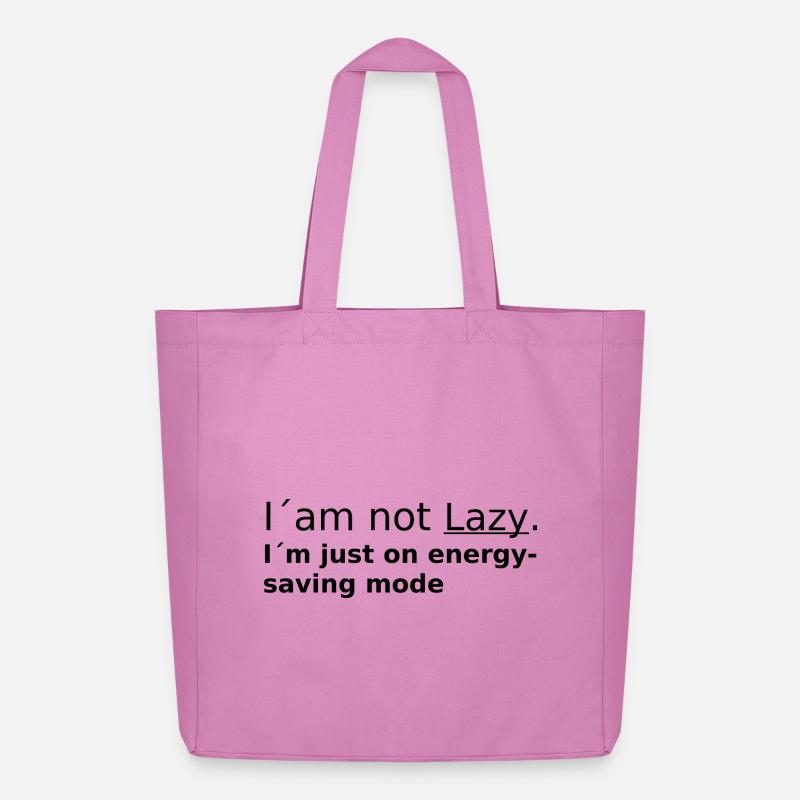 I am not Lazy - Midweight recycelter Stoffbeutel von Stanley/Stella - Pink