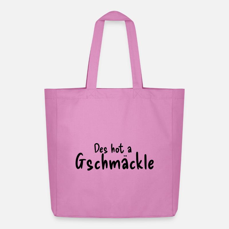 Gschmäckle - Midweight recycelter Stoffbeutel von Stanley/Stella - Pink