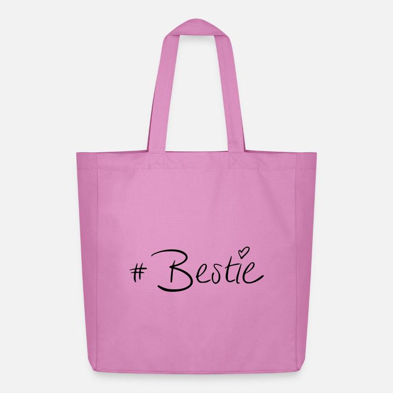 #Bestie - Midweight recycelter Stoffbeutel von Stanley/Stella - Pink
