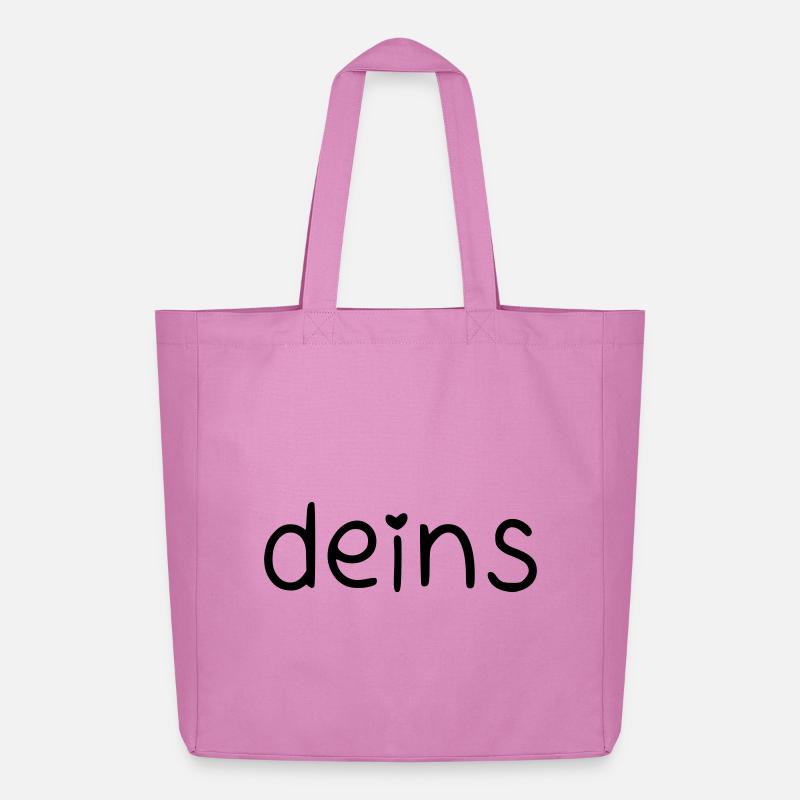 deins – mit Herz - Midweight recycelter Stoffbeutel von Stanley/Stella - Pink