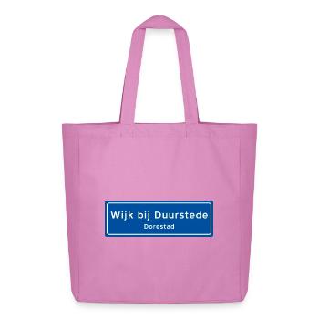 Wijk bij Duurstede signe de nom de lieu - Tote bag Stanley/Stella Midweight recyclé - rose - Devant
