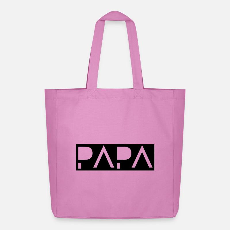 Papa  - Midweight recycelter Stoffbeutel von Stanley/Stella - Pink