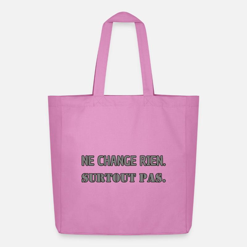 Ändert nichts. Auf keinen Fall. - Midweight recycelter Stoffbeutel von Stanley/Stella - Pink