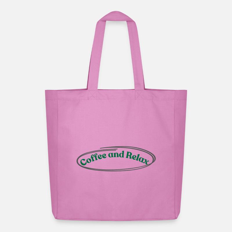 Coffee and relax - Midweight recycelter Stoffbeutel von Stanley/Stella - Pink