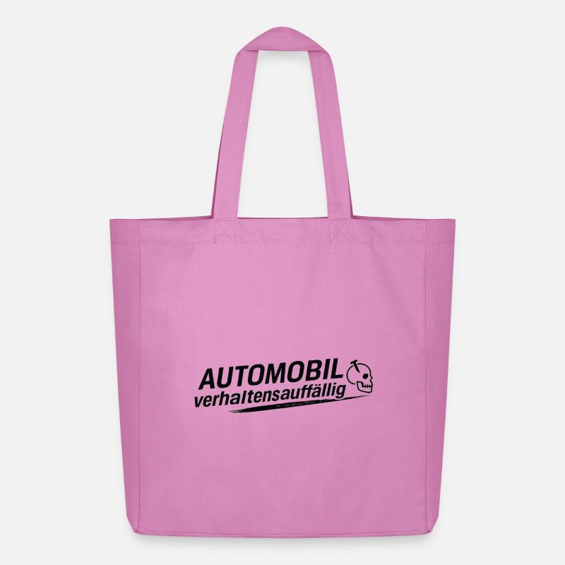 Automobile behaviorally problematic - Midweight Recycled Tote Bag by Stanley/Stella - pink