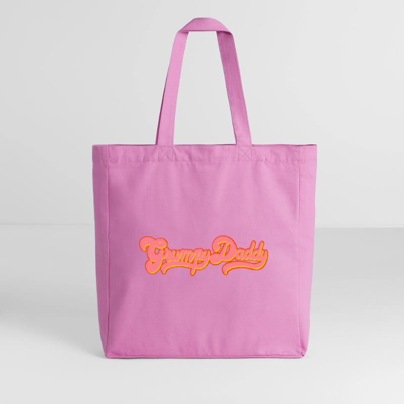 Script rétro de Grumpy Daddy - « Exploitation » en couleur Tote bag Stanley/Stella Midweight recyclé