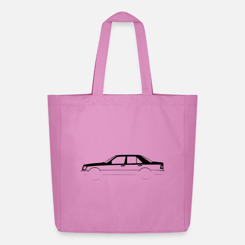 W124 Auto Oldtimer Vintage Deutsch German Retro - Midweight recycelter Stoffbeutel von Stanley/Stella - Pink