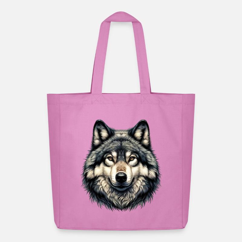 Wolf - Midweight recycelter Stoffbeutel von Stanley/Stella - Pink
