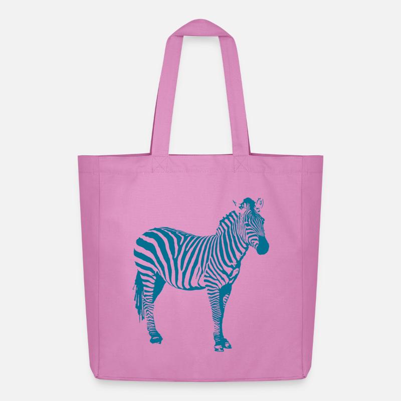 Zebra - Midweight recycelter Stoffbeutel von Stanley/Stella - Pink