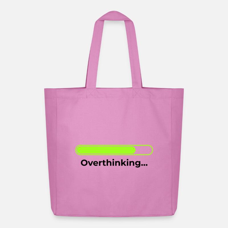 Overthinking - Midweight recycelter Stoffbeutel von Stanley/Stella - Pink