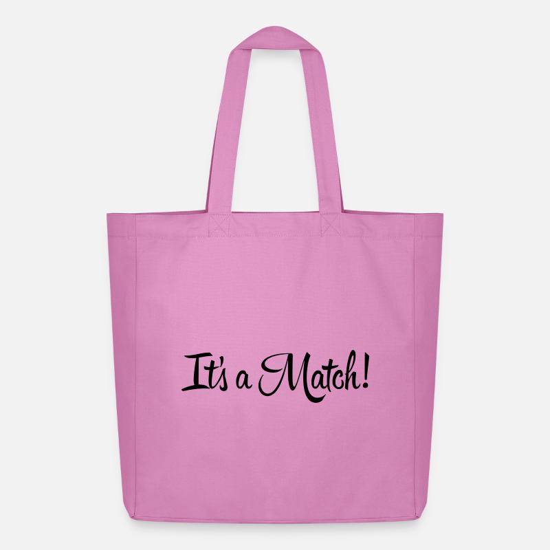 Es ist ein Match! - Midweight recycelter Stoffbeutel von Stanley/Stella - Pink