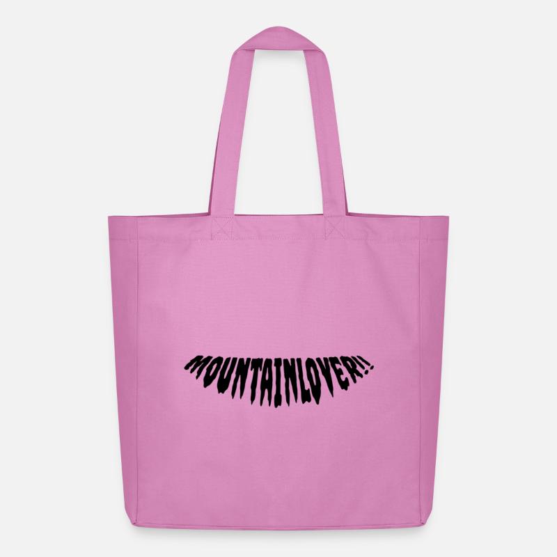 Mountainlover - Midweight recycelter Stoffbeutel von Stanley/Stella - Pink