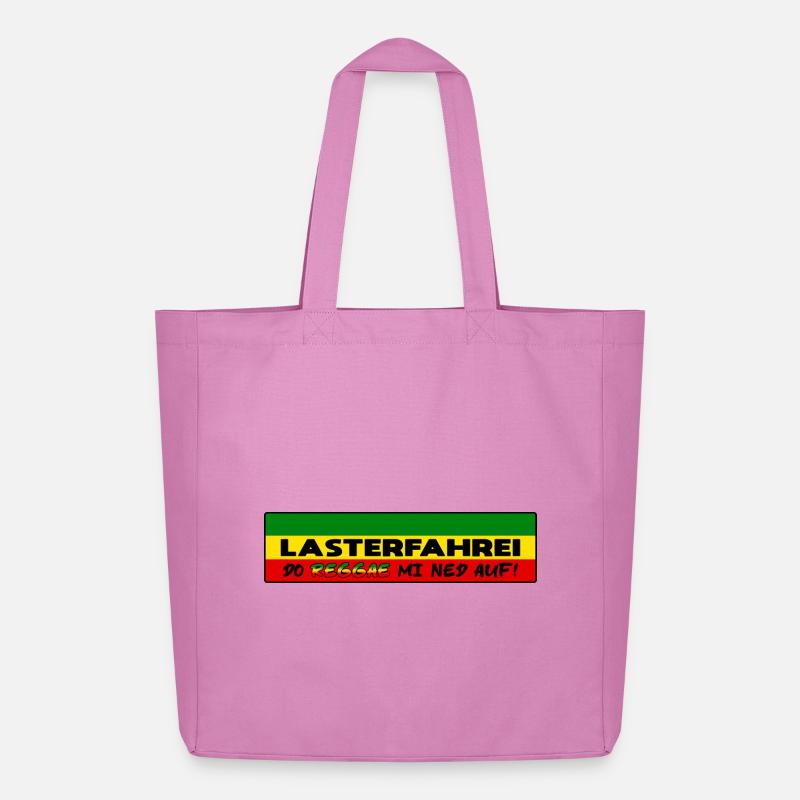 LASTERFAHREI - Do Reggae Mi Ned Auf! REGGAE Eckig - Midweight recycelter Stoffbeutel von Stanley/Stella - Pink