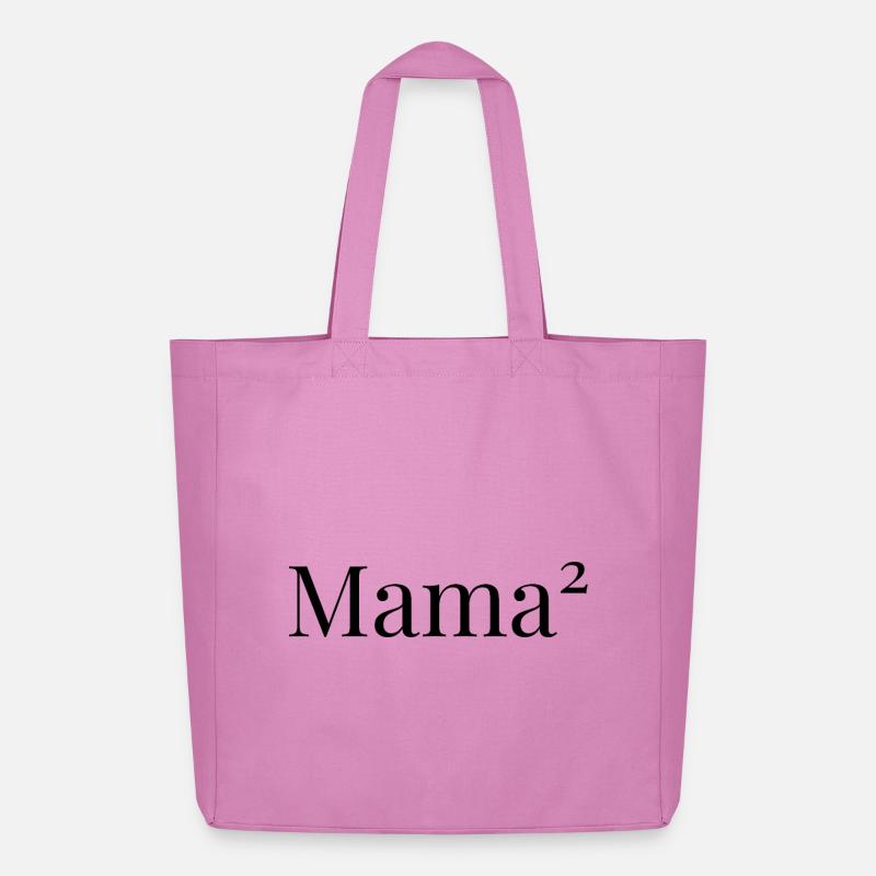 Mama² – Double the Love - Midweight recycelter Stoffbeutel von Stanley/Stella - Pink