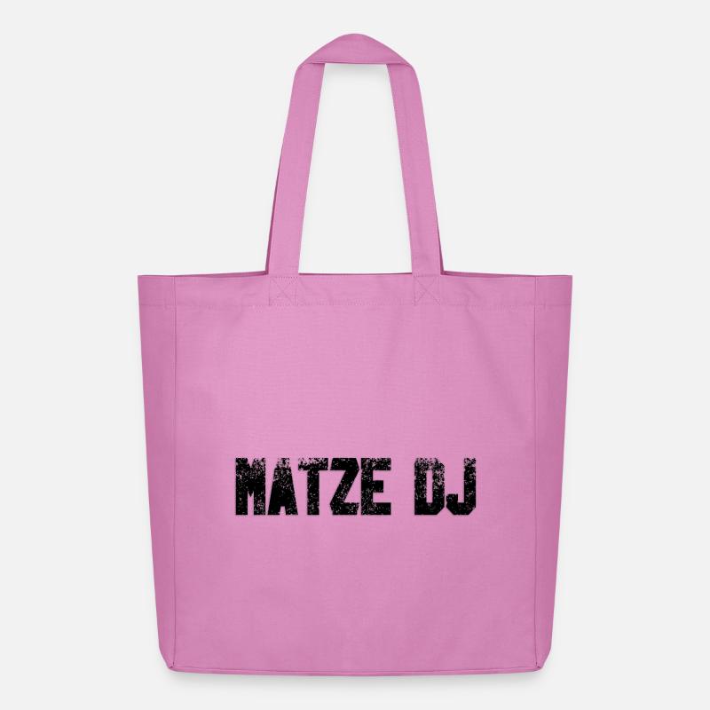 MatzeDJLogo Schwarz - Midweight recycelter Stoffbeutel von Stanley/Stella - Pink