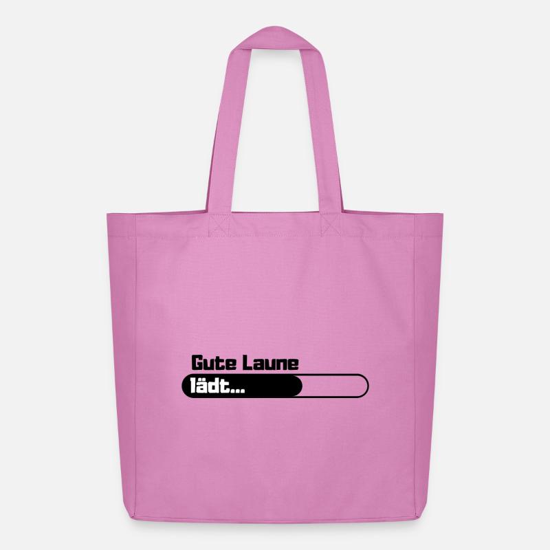 Gute Laune lädt - Midweight recycelter Stoffbeutel von Stanley/Stella - Pink