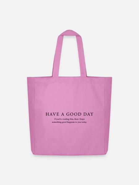 Good Day - Midweight recycelter Stoffbeutel von Stanley/Stella - Pink