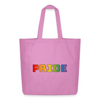 rainbow pride LGBT lgbtqi queer - Midweight Recycled Tote Bag by Stanley/Stella - pink - Front