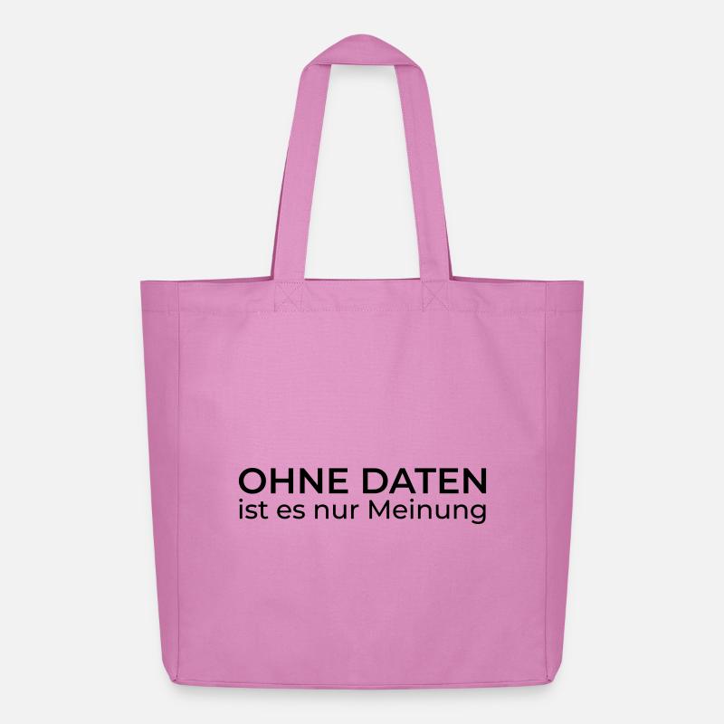 Ohne Daten nur Meinung – Data & Engineering - Midweight recycelter Stoffbeutel von Stanley/Stella - Pink