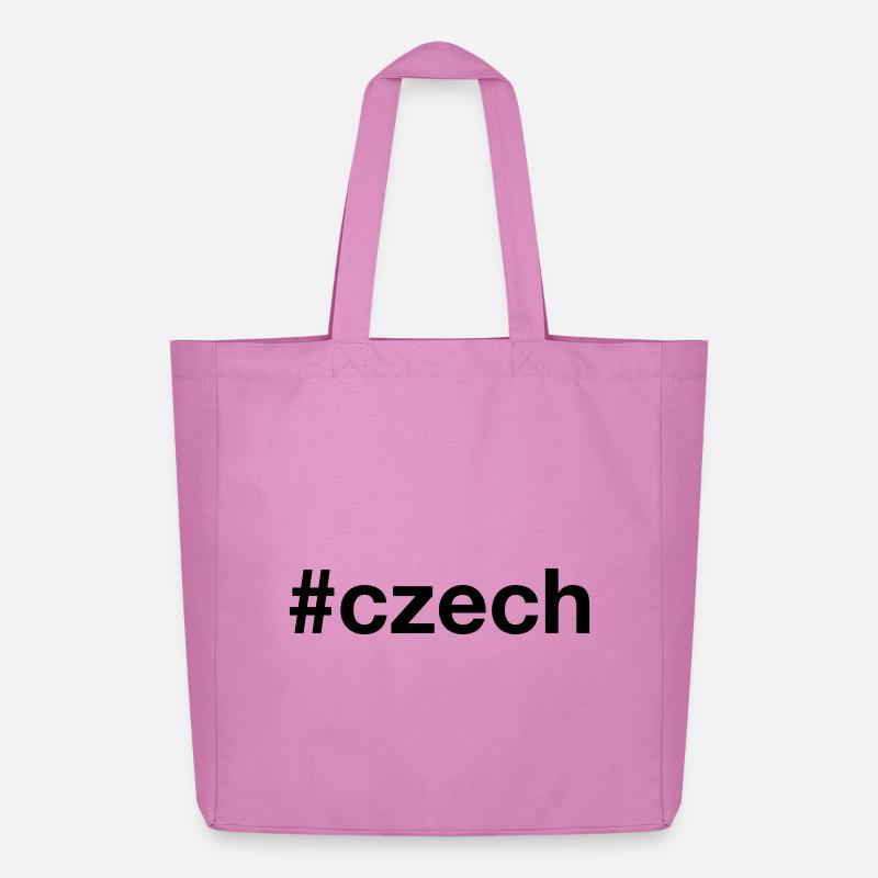 CZECH Hashtag Tschechien Tschechisch - Midweight recycelter Stoffbeutel von Stanley/Stella - Pink