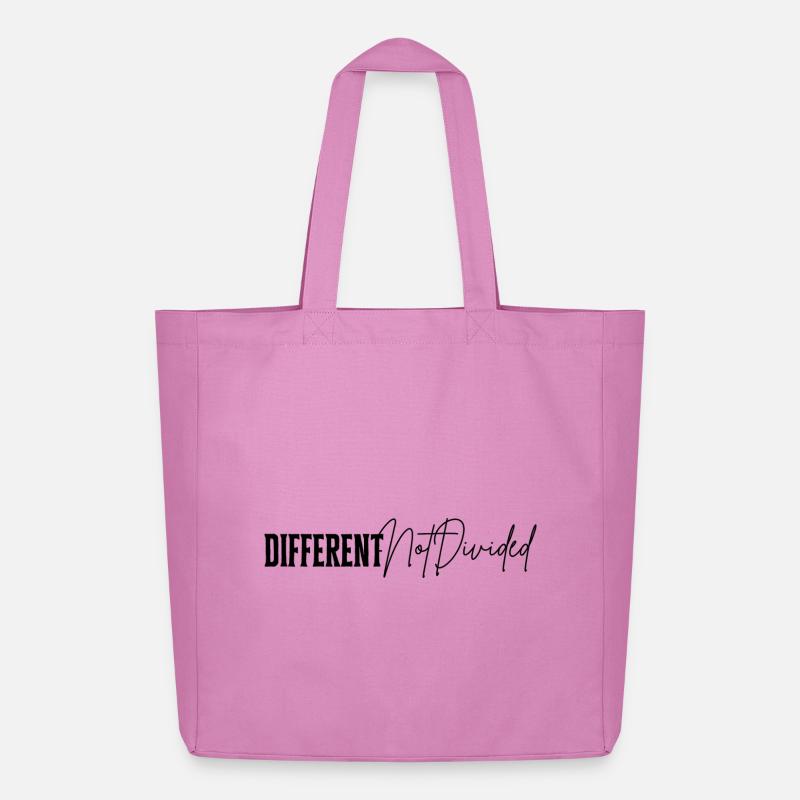 DifferentNotDivided - Midweight Recycled Tote Bag by Stanley/Stella - pink