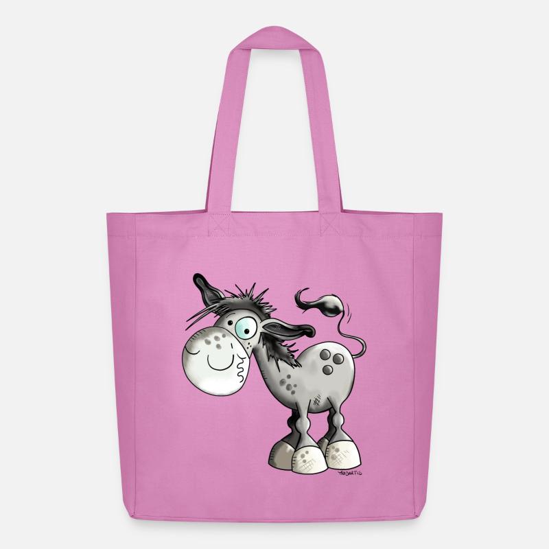 Flippiger Esel - Midweight recycelter Stoffbeutel von Stanley/Stella - Pink