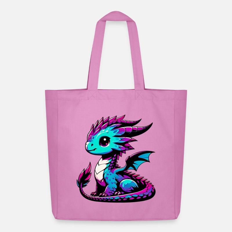 Drache - Midweight recycelter Stoffbeutel von Stanley/Stella - Pink