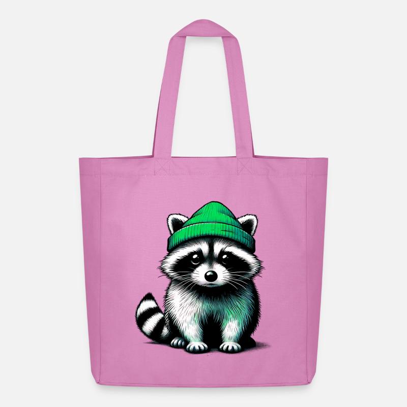Waschbär - Midweight recycelter Stoffbeutel von Stanley/Stella - Pink