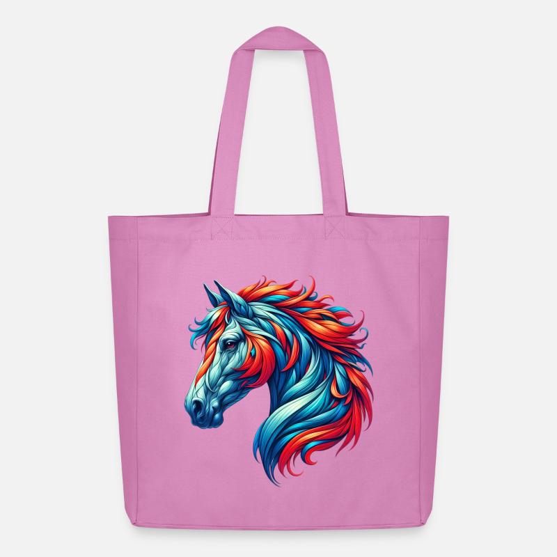 Pferd - Midweight recycelter Stoffbeutel von Stanley/Stella - Pink