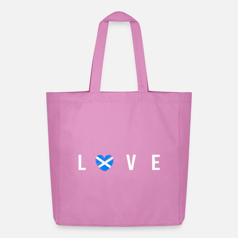 Schottland - Midweight recycelter Stoffbeutel von Stanley/Stella - Pink