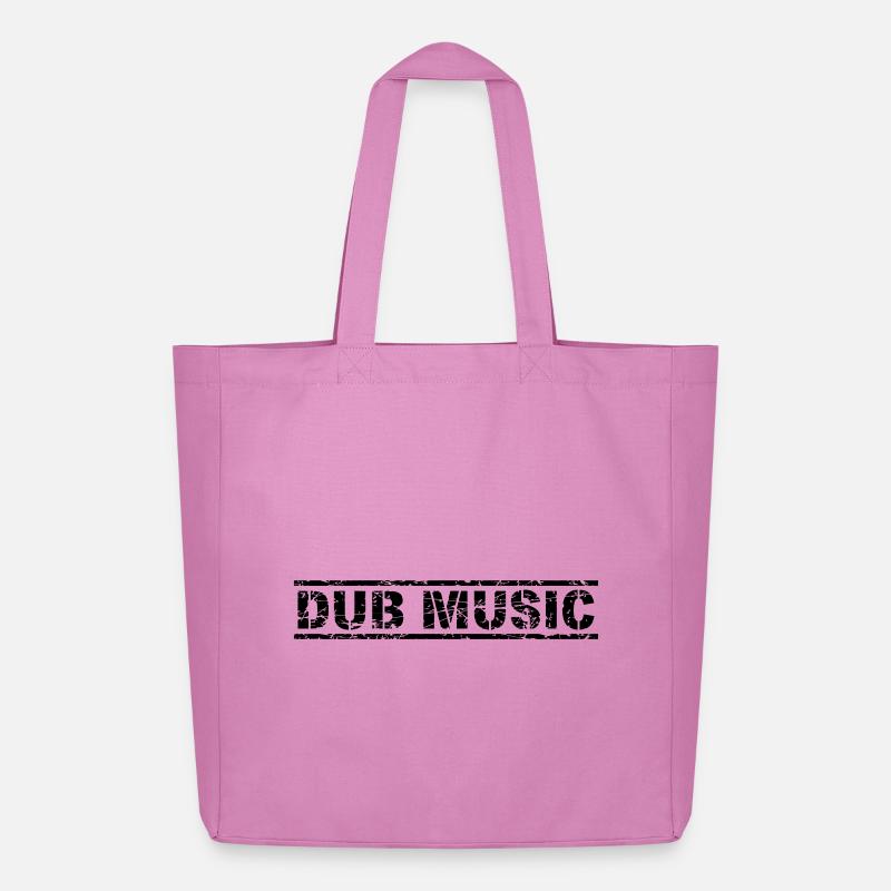 Dub Music - Midweight recycelter Stoffbeutel von Stanley/Stella - Pink