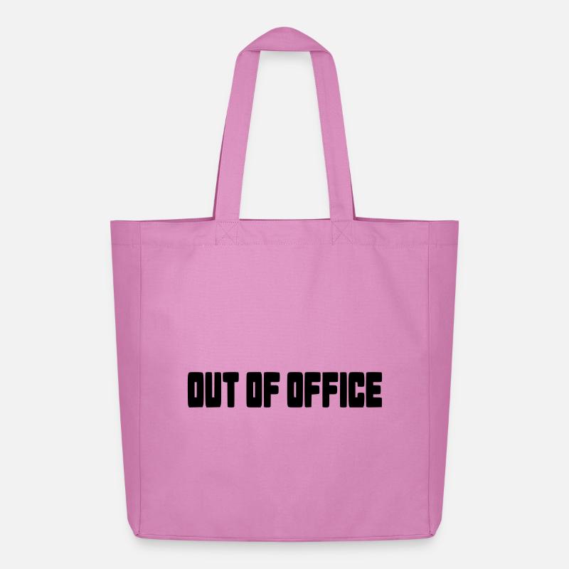 Außerhalb der Arbeitszeit, Büro, kostenlos # - Midweight recycelter Stoffbeutel von Stanley/Stella - Pink