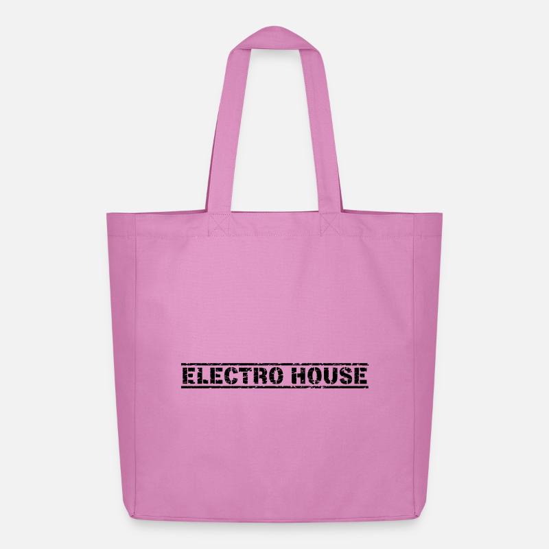 Electro House - Midweight recycelter Stoffbeutel von Stanley/Stella - Pink