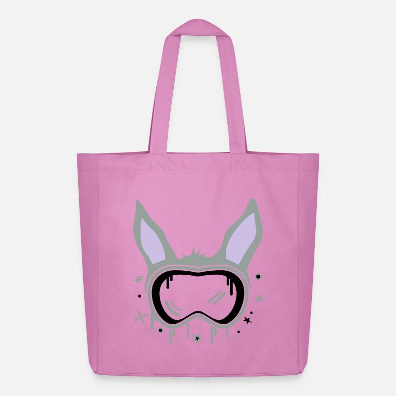 Skihase - Midweight recycelter Stoffbeutel von Stanley/Stella - Pink