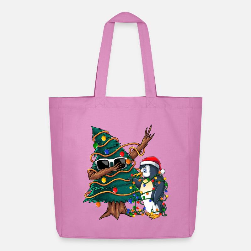 Dapping Tannenbaum -Dapping Weihnachtspullover - Midweight recycelter Stoffbeutel von Stanley/Stella - Pink