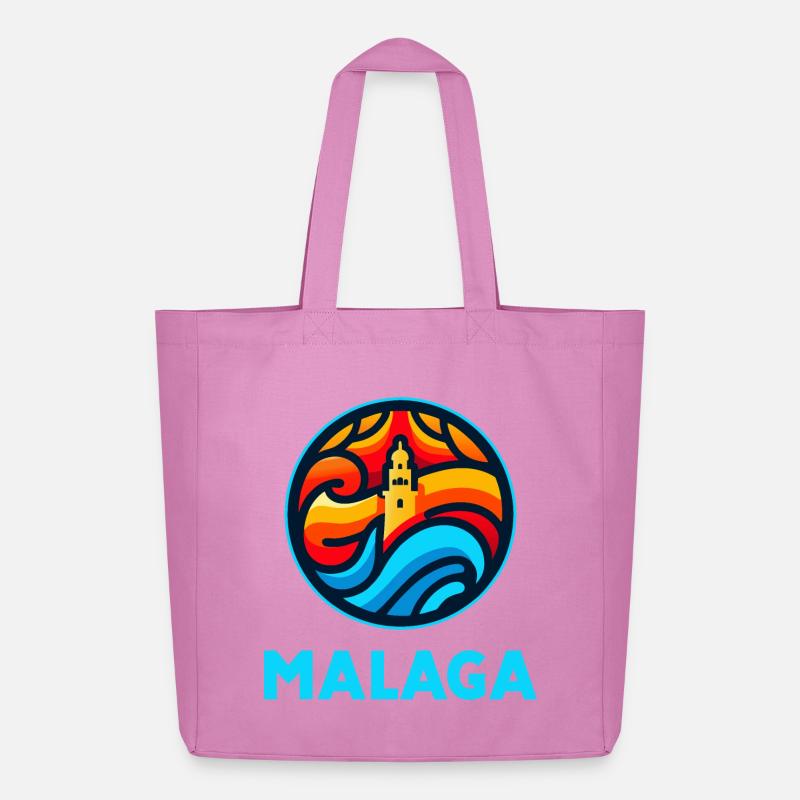 Malaga 3 (dunkel) - Midweight recycelter Stoffbeutel von Stanley/Stella - Pink