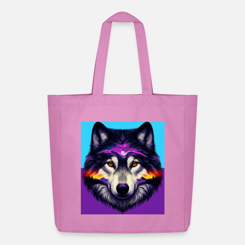 Wolf - Midweight recycelter Stoffbeutel von Stanley/Stella - Pink